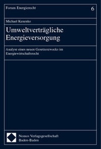 Bild: Umweltverträgliche Energieversorgung - Nomos