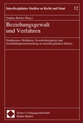 Abbildung von: Beziehungsgewalt und Verfahren - Nomos