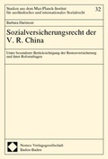 Cover: Sozialversicherungsrecht der V.R. China - Nomos