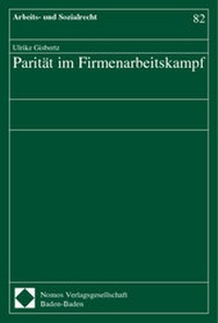 Abbildung von: Parität im Firmenarbeitskampf - Nomos