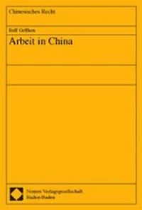 Enlarge image Cover: Arbeit in China - Nomos