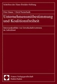 Abbildung von: Unternehmensmitbestimmung und Koalitionsfreiheit - Nomos