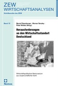 Cover: Herausforderungen an den Wirtschaftsstandort Deutschland - Nomos
