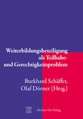 Cover: Weiterbildungsbeteiligung als Teilhabe- und Gerechtigkeitsproblem - Herbert Utz