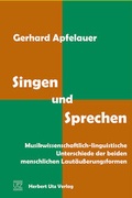 Cover: Singen und Sprechen - utzverlag GmbH