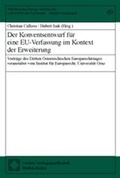 Cover: Der Konventsentwurf f&uuml;r eine EU-Verfassung im Kontext der Erweiterung - Nomos