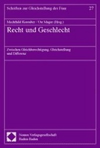 Enlarge image Cover: Recht und Geschlecht - Nomos