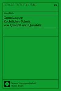 Bild: Grundwasser: Rechtlicher Schutz von Qualität und Quantität - Nomos
