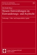 Cover: Neuere Entwicklungen im Einwanderungs- und Asylrecht - Nomos