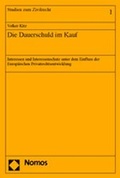 Cover: Die Dauerschuld im Kauf - Nomos