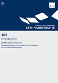 Cover: Werkzeugmaschinen: Leichter schwer zerspanen! - utzverlag GmbH