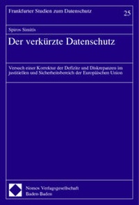 Abbildung von: Der verkürzte Datenschutz - Nomos