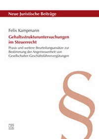 Abbildung von: Gehaltsstrukturuntersuchungen im Steuerrecht - utzverlag GmbH