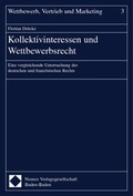 Cover: Kollektivinteressen und Wettbewerbsrecht - Nomos