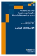 Cover: Potenziale einer Forschungsdisziplin Wirtschaftsingenieurwesen - utzverlag GmbH