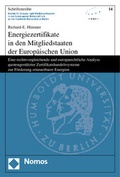 Bild: Energiezertifikate in den Mitgliedstaaten der Europäischen Union - Nomos