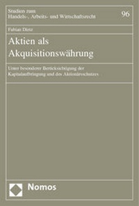 Abbildung von: Aktien als Akquisitionswährung - Nomos