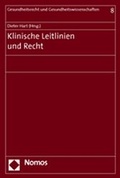 Cover: Klinische Leitlinien und Recht - Nomos