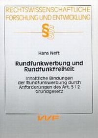 Abbildung von: Rundfunkwerbung und Rundfunkfreiheit - utzverlag GmbH