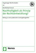 Cover: Nachhaltigkeit als Prinzip der Rechtsentwicklung? - Nomos