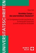 Cover: Vereintes Europa - das unerreichbare Staatsziel? - Nomos