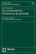 Cover: Der strafrechtliche Parteiverrat (&sect; 356 StGB) - Nomos