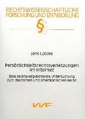 Cover: Pers&ouml;nlichkeitsrechtsverletzungen im Internet - utzverlag GmbH