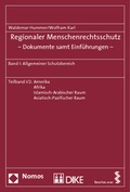 Cover: Regionaler Menschenrechtsschutz - Dokumente samt Einf&uuml;hrungen - - Nomos