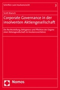 Abbildung von: Corporate Governance in der insolventen Aktiengesellschaft - Nomos