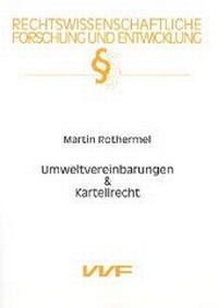 Abbildung von: Umweltvereinbarungen & Kartellrecht - utzverlag GmbH