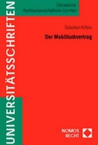 Enlarge image Cover: Der Mobilfunkvertrag - Nomos