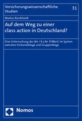 Cover: Auf dem Weg zu einer class action in Deutschland ? - Nomos