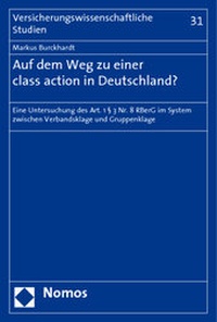 Abbildung von: Auf dem Weg zu einer class action in Deutschland ? - Nomos