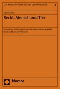 Abbildung von: Recht, Mensch und Tier - Nomos