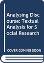 Cover: Analysing Discourse - Routledge