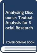 Cover: Analysing Discourse - Routledge