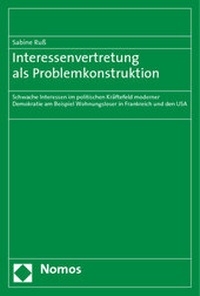 Enlarge image Cover: Interessenvertretung als Problemkonstruktion - Nomos
