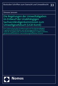 Bild: Die Regelungen der Umweltabgaben im Entwurf der Unabhängigen Sachverständigenkommission zum Umweltgesetzbuch (UGB-KomE) - Nomos