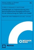 Bild: Modellprojekt zur Implementierung eines Rechtsmedizinischen Kompetenzzentrums f&uuml;r die Untersuchung von Opfern von Gewalt - Nomos