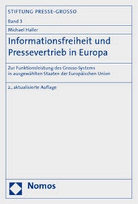 Abbildung von: Informationsfreiheit und Pressevertrieb in Europa - Nomos