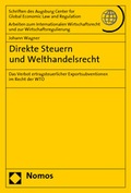 Cover: Direkte Steuern und Welthandelsrecht - Nomos