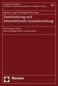 Cover: Zwecksetzung und informationelle Gewaltenteilung - Nomos