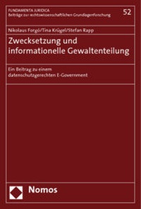 Abbildung von: Zwecksetzung und informationelle Gewaltenteilung - Nomos