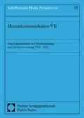 Cover: Massenkommunikation VII - Nomos