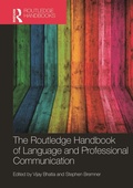 Cover: The Routledge Handbook of Language and Professional Communication - Routledge