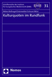 Abbildung von: Kulturquoten im Rundfunk - Nomos