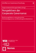 Cover: Perspektiven der Corporate Governance - Nomos