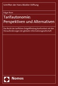 Cover: Tarifautonomie: Perspektiven und Alternativen - Nomos