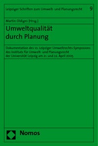 Bild: Umweltqualität durch Planung - Nomos