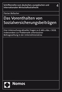 Abbildung von: Das Vorenthalten von Sozialversicherungsbeiträgen - Nomos